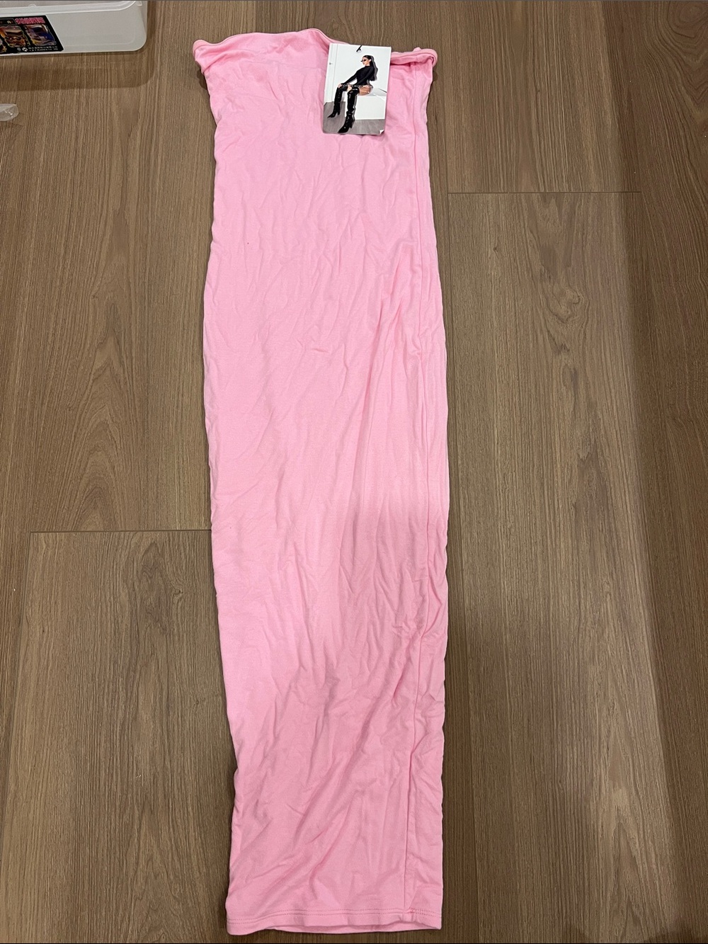 Naked Wardrobe Tube Maxi Skirt - Pink